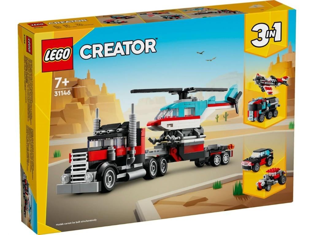Lego Creator 31146 Truck met Helikopter NIEUW, Kinderen en Baby's, Speelgoed | Duplo en Lego, Lego, Lego, Nieuw, Ophalen of Verzenden