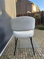 Karwei eetkamerstoel Eden natural wit bouclé stof, Huis en Inrichting, Stoelen, Ophalen, Gebruikt, Wit, Vier