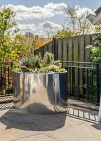 Grote aluminium plantenbak, Ophalen, Gebruikt, 100 cm of meer, Rond