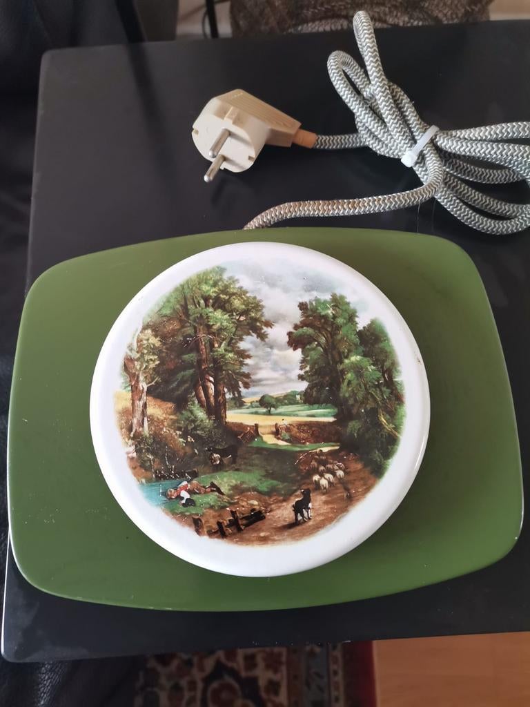 Inventum vintage warmhoudplaatje, Ophalen of Verzenden, Gebruikt