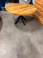Nieuwe mango eettafel 130 cm doorsnee, Ophalen, Nieuw, Rond, 100 tot 150 cm