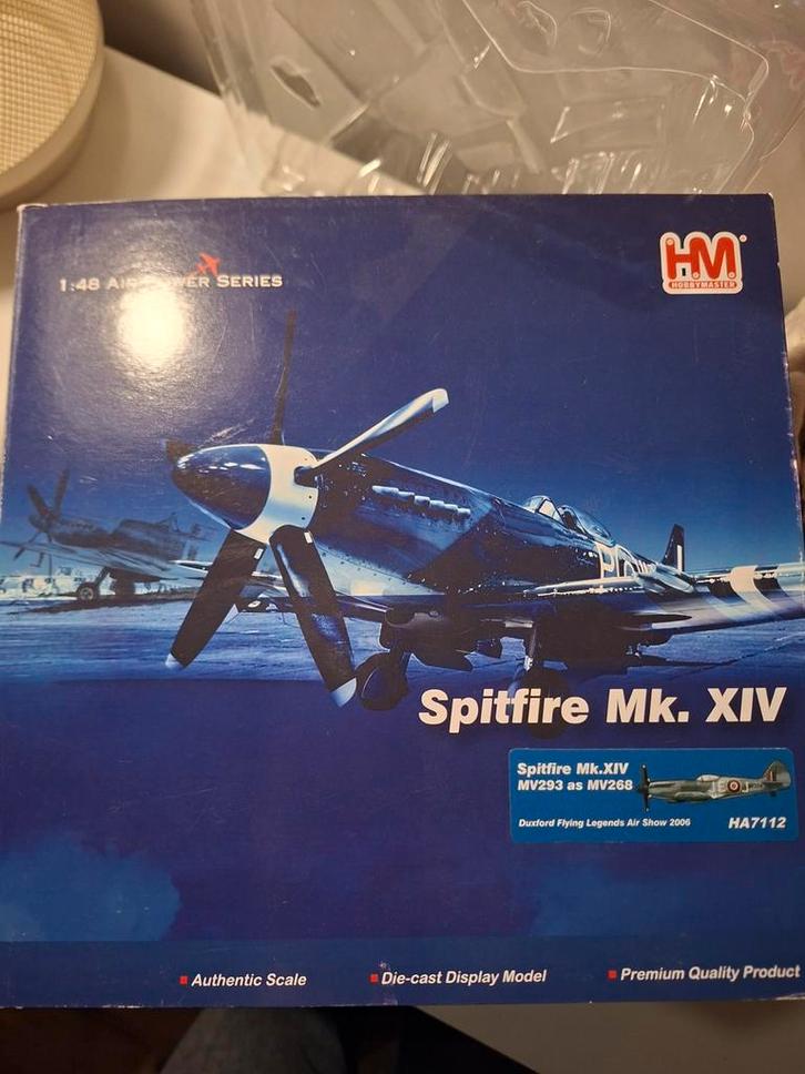 Hobbymaster Spitfire MK. XIV, Verzamelen, Luchtvaart en Vliegtuigspotten, Ophalen of Verzenden