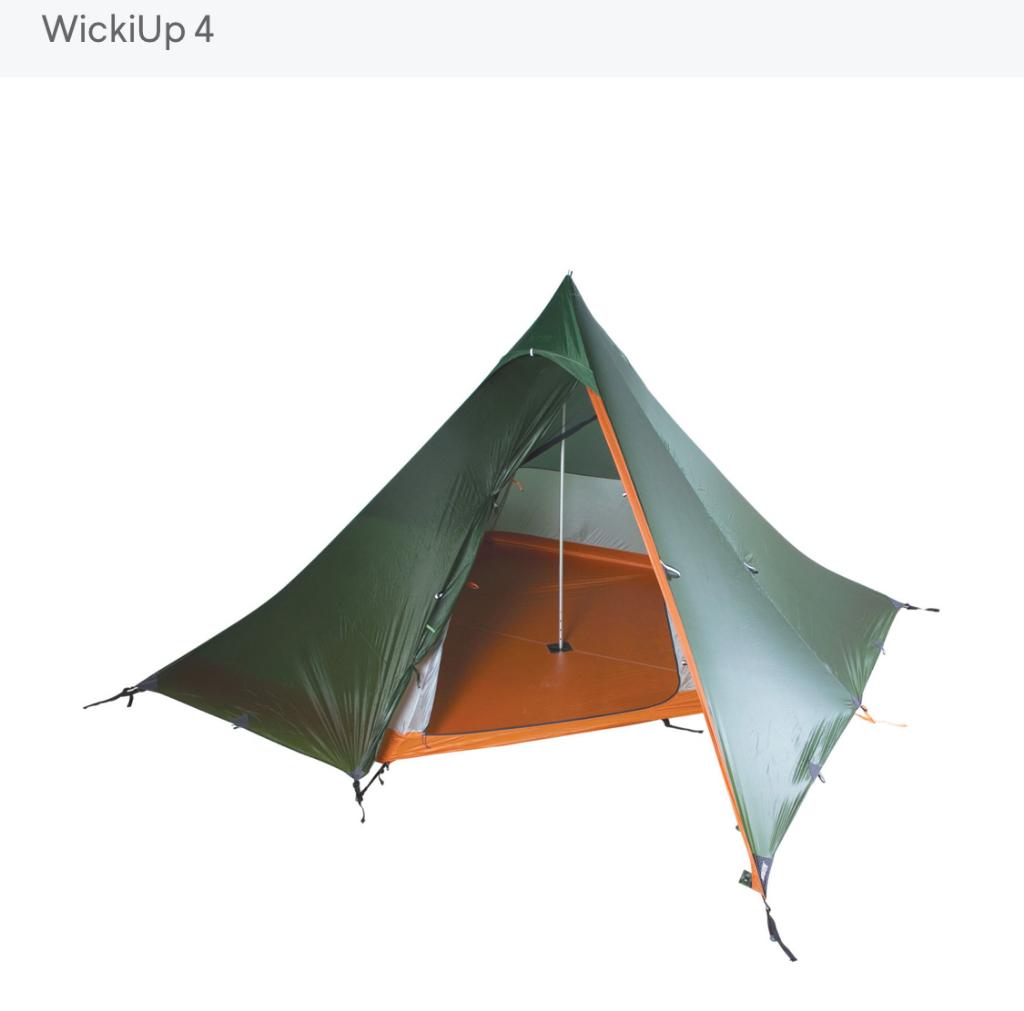 nigor wickiup 4 lichtgewicht tipi-tent, Ophalen of Verzenden, Zo goed als nieuw, Tot en met 4