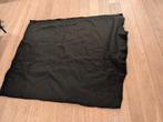 Naaldvilt zwart 140x125 cm en reststukken - Camper bouw, Ophalen, Overige kleuren, 120 cm of meer, Katoen