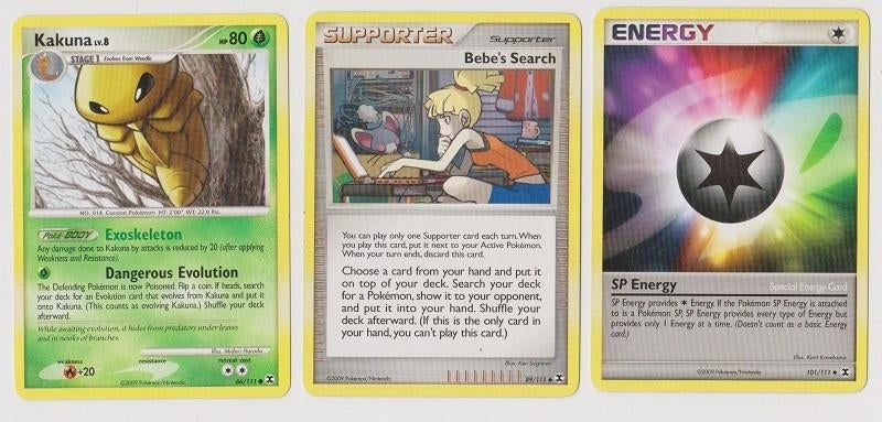 (041) POKeMON kaarten serie Platinum Rising Rivals, Verzenden, Zo goed als nieuw, Meerdere kaarten