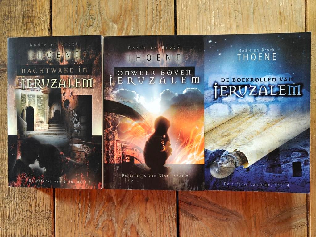 3 Delen van de serie:  De erfenis van Sion., Boeken, Ophalen of Verzenden