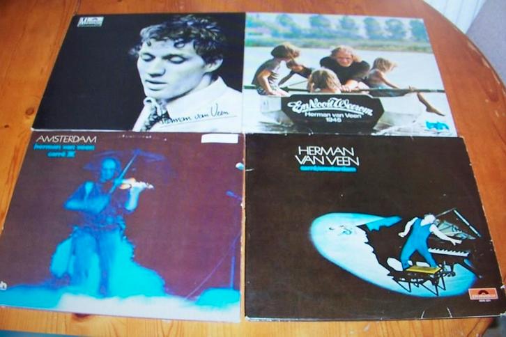 herman van veen 8 lp's, Cd's en Dvd's, Vinyl | Nederlandstalig, Gebruikt, Overige genres, 12 inch, Ophalen of Verzenden