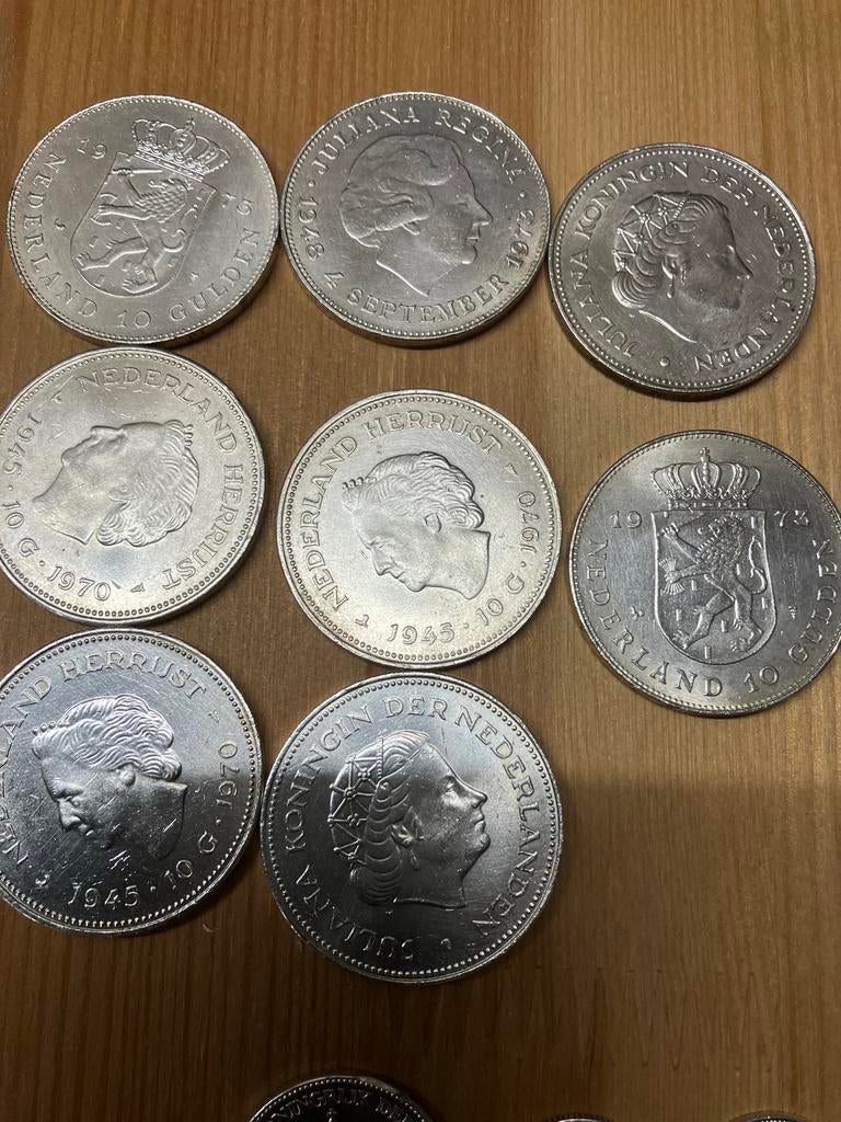 Nederlandse zilveren munten, diverse jaartallen, Setje, Zilver, Koningin Wilhelmina, Overige waardes