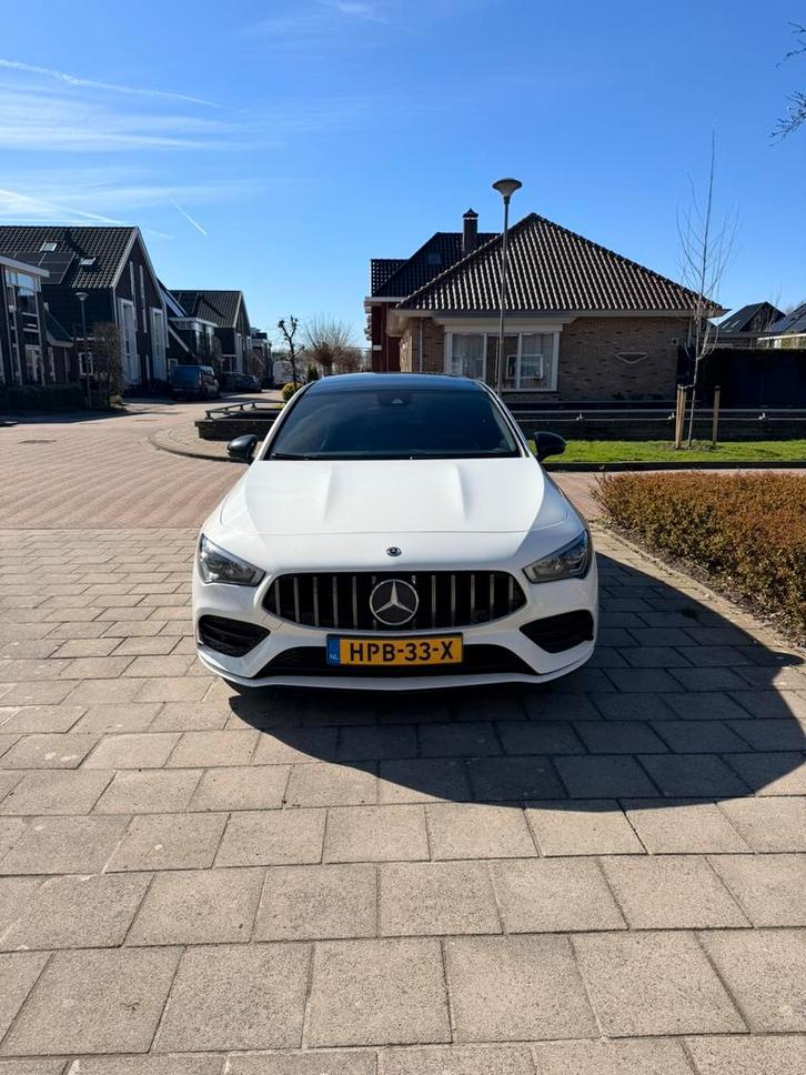 Mercedes-Benz CLA 220 190pk 7G-DCT 2019 Wit Carplay, Auto's, Mercedes-Benz, Particulier, CLA, ABS, Achteruitrijcamera, Adaptieve lichten
