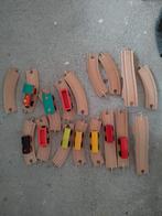 Houten treinbaan, Ophalen, Gebruikt, Duw- of Trekspeelgoed
