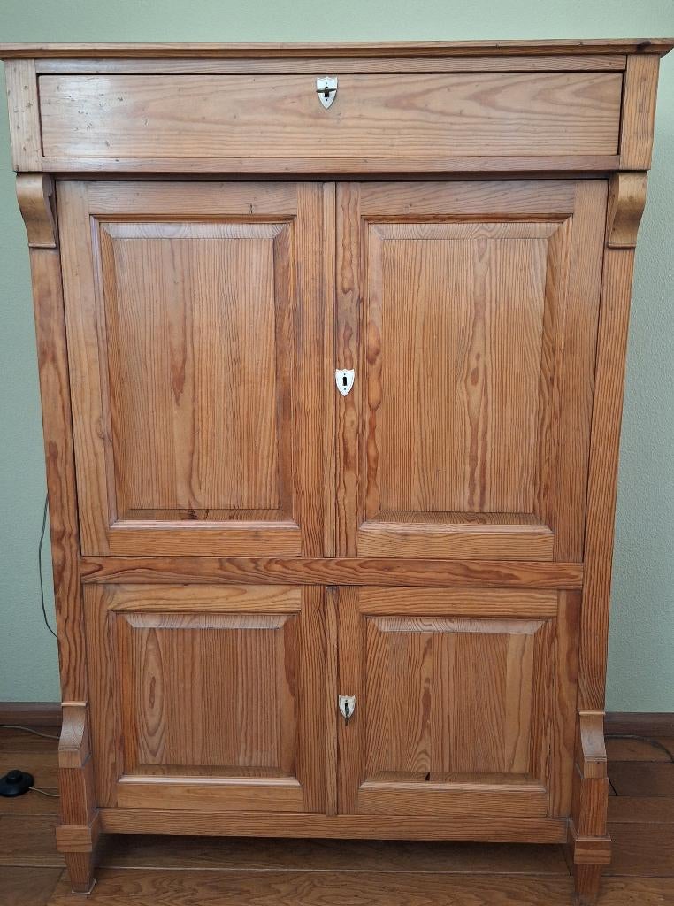 Oude grenen kast, massief i.g.st., Huis en Inrichting, Kasten | Televisiemeubels, Gebruikt, 100 tot 150 cm, 50 tot 100 cm, Grenenhout