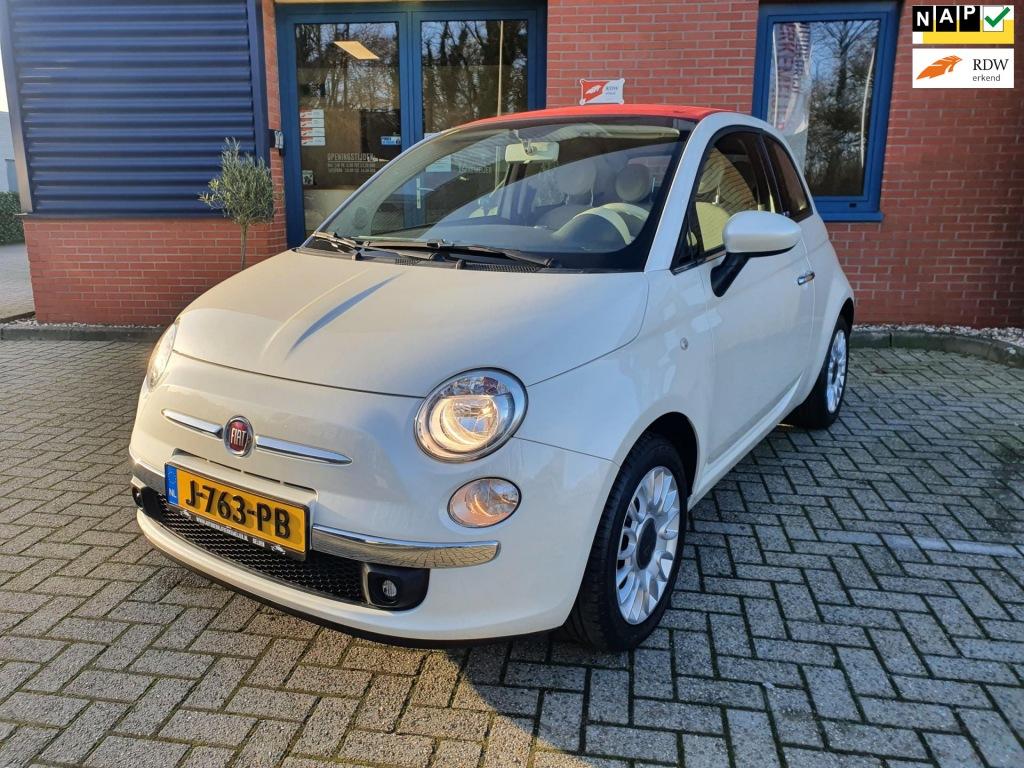 Fiat 500C 1.2 Lounge Cabrio Airco PDC, Voorwielaandrijving, Gebruikt, 4 cilinders, Cabriolet