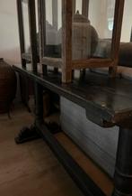 Sidetable van oud hergebruikt hout India oosters bohemian, Ophalen