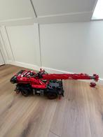 LEGO Technic grote rode kraan (42082), Auto, Groter dan 1:32, Zo goed als nieuw, Ophalen