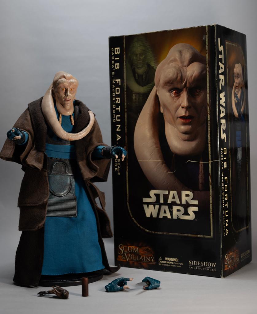 Sideshow Bib Fortuna 2006 Scum & Villainy 1/6 (no Hot Toys), Ophalen of Verzenden, Gebruikt, Actiefiguurtje
