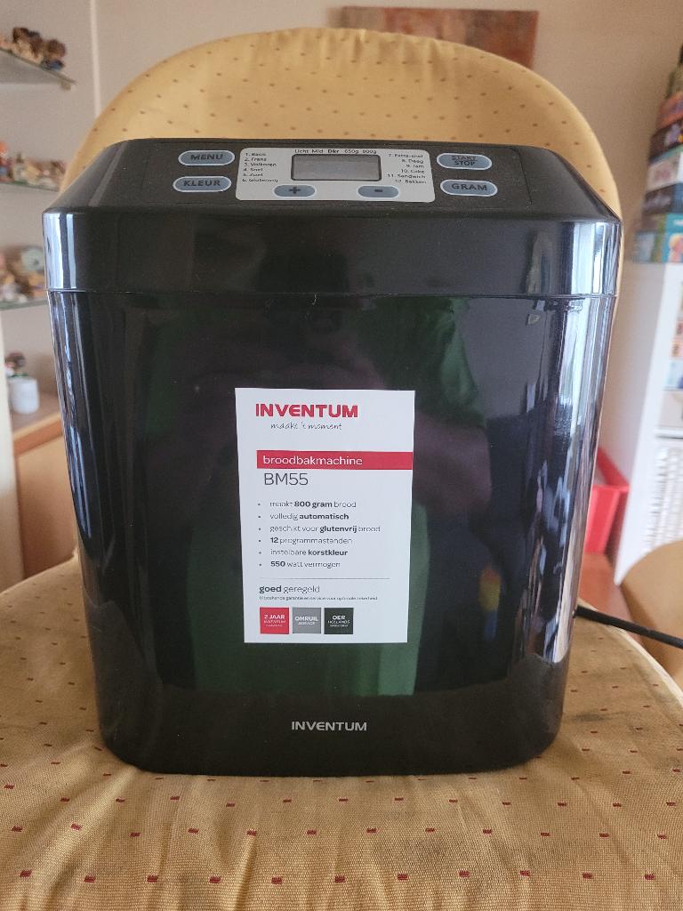 Inventum Broodbakmachine BM55/02, Met timer, Gebruikt, Kijkvenster, Ophalen of Verzenden