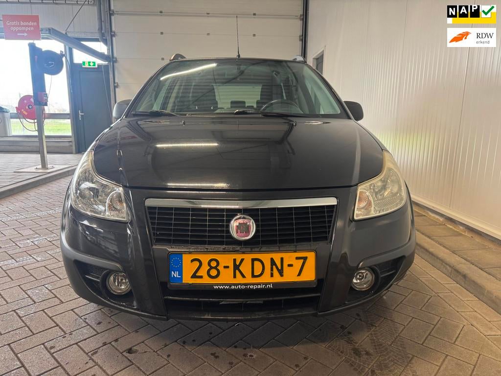 Fiat Sedici 1.6-16V Dynamic, Voorwielaandrijving, Gebruikt, Zwart, 4 cilinders