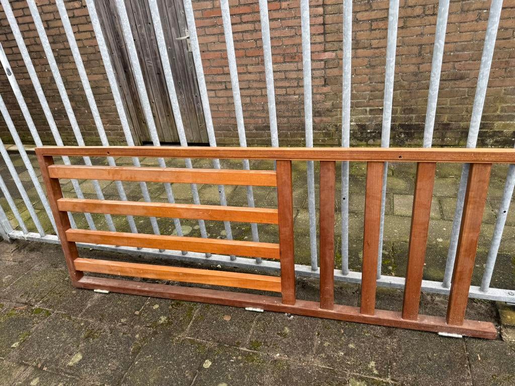 Hardhout deuren, Doe-het-zelf en Verbouw, Deuren en Horren, Ophalen of Verzenden, Zo goed als nieuw, Buitendeur, 200 tot 215 cm