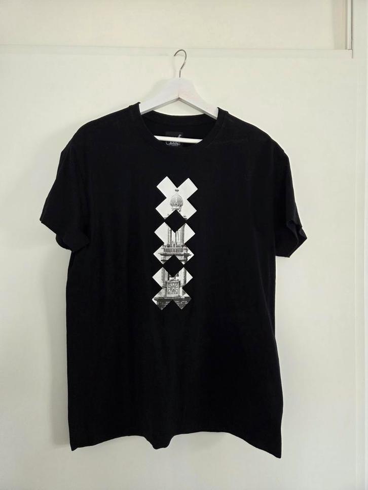 Nuff Said Amsterdam shirt, Kleding | Heren, T-shirts, Nieuw, Maat 52/54 (L), Zwart, Ophalen of Verzenden