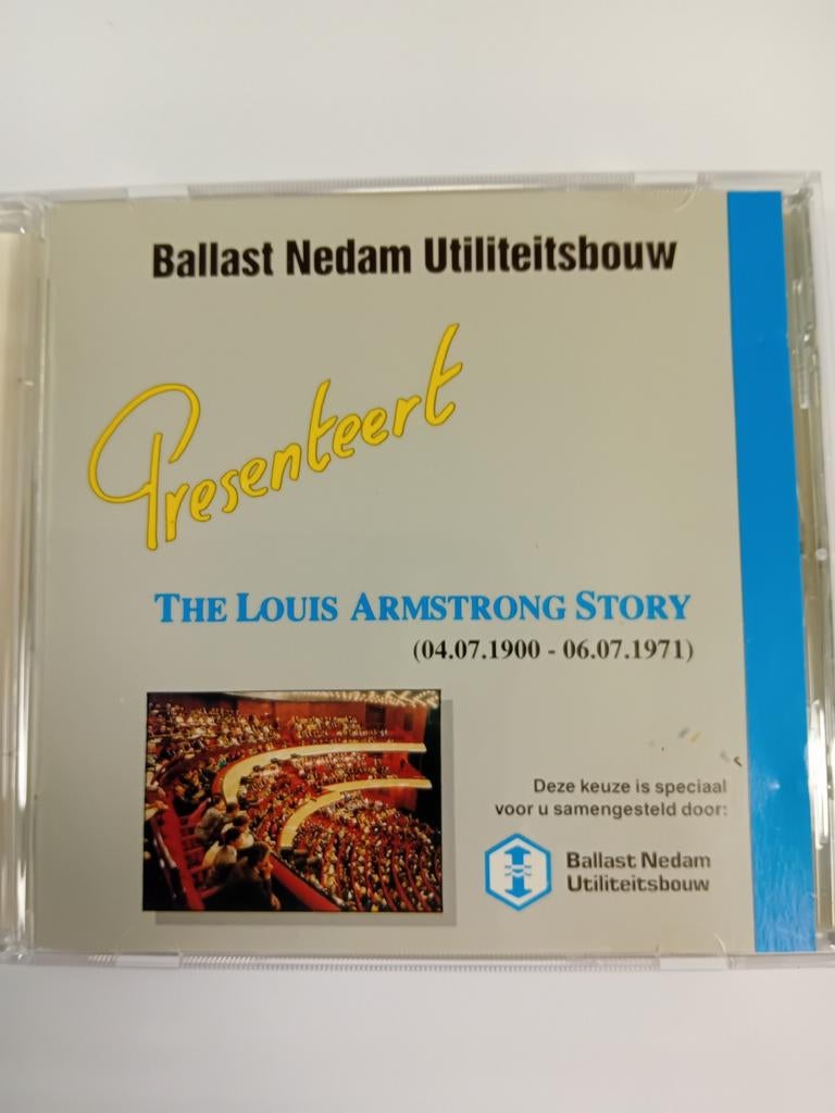 CD Louis Armstrong Story - Ballast Nedam presenteert, Ophalen of Verzenden, Voor 1940, Gebruikt, Jazz