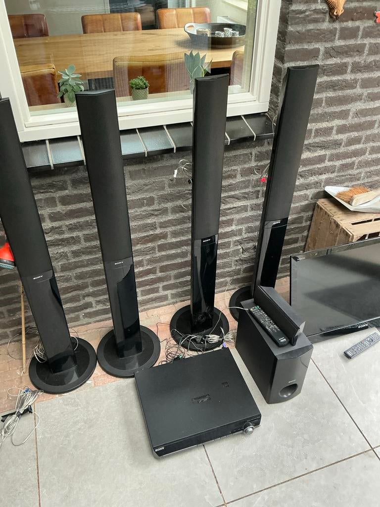 Sony Home Cinema Set - Top Geluid, Speler defect, Ophalen, 70 watt of meer, 5.1-systeem, Dvd-speler