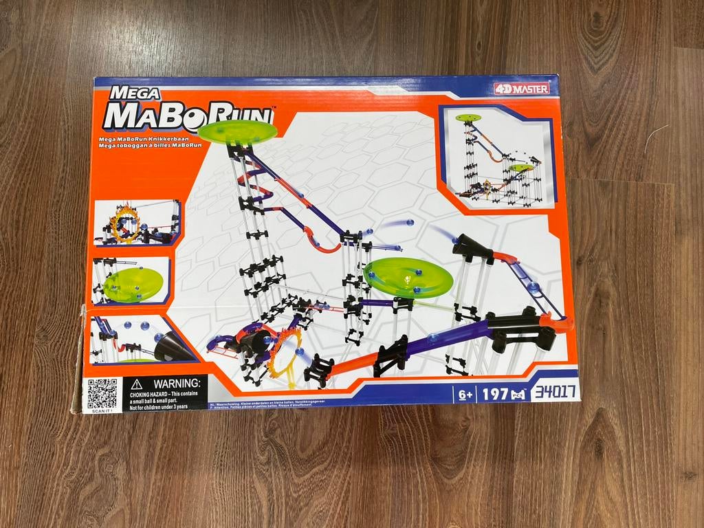 Mega MaBoRun knikkerbaan, Ophalen, Gebruikt, Bouwen