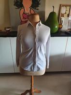 Nieuw! witte travelstof blouse Nicolette kluiver maat L!, Verzenden, Nieuw, Maat 42/44 (L), Wit