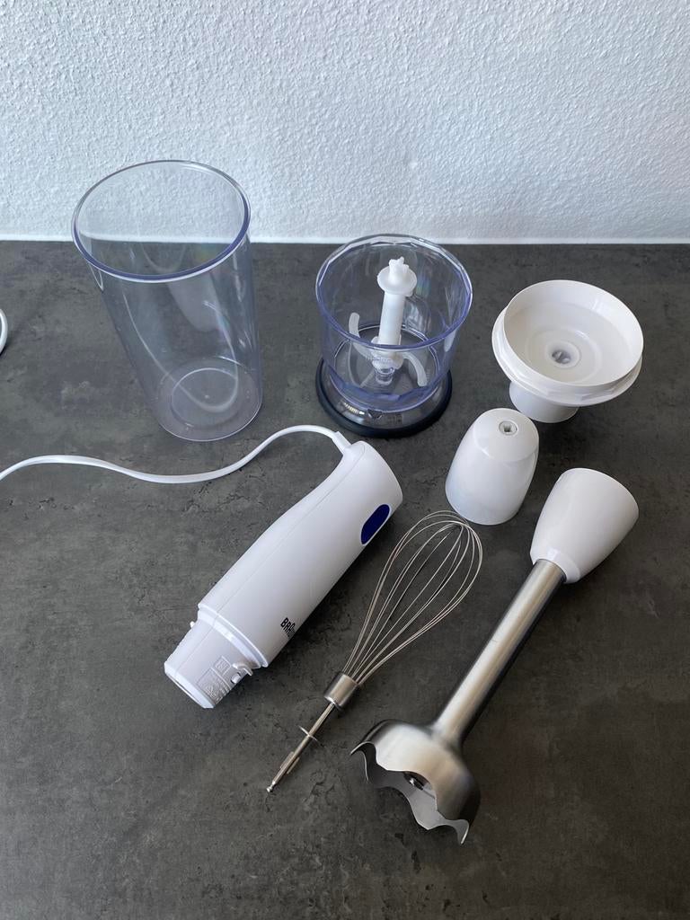 Braun MultiQuick 1 staafmixer - DEFECT, Ophalen of Verzenden, Niet werkend, Vaatwasserbestendig, Minder dan 1 liter