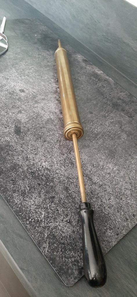 Koperen spuit., Antiek en Kunst, Ophalen