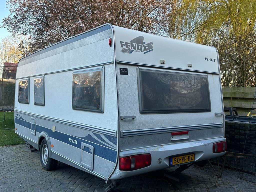 Fendt Platin 490 TF Caravan – Compleet  Klaar voor Vakantie, Omvormbare zithoek, Particulier, Fendt, Tot en met 4