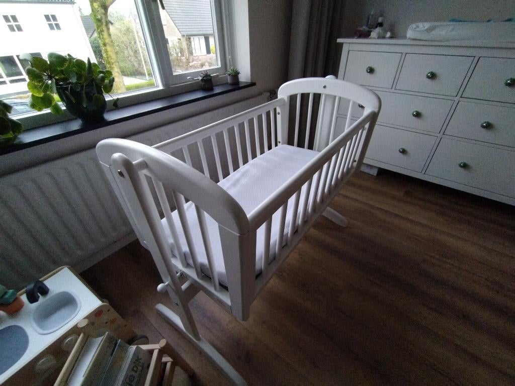 Wiegje - babybedje 90x40 voor babys van 0 tot 6 maanden, Ophalen, Gebruikt, Wieg