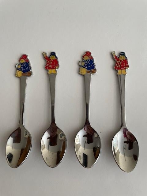 Lepels Beertje Paddington, Beer, x 4,  Nieuw, Ophalen of Verzenden, Nieuw, Dier
