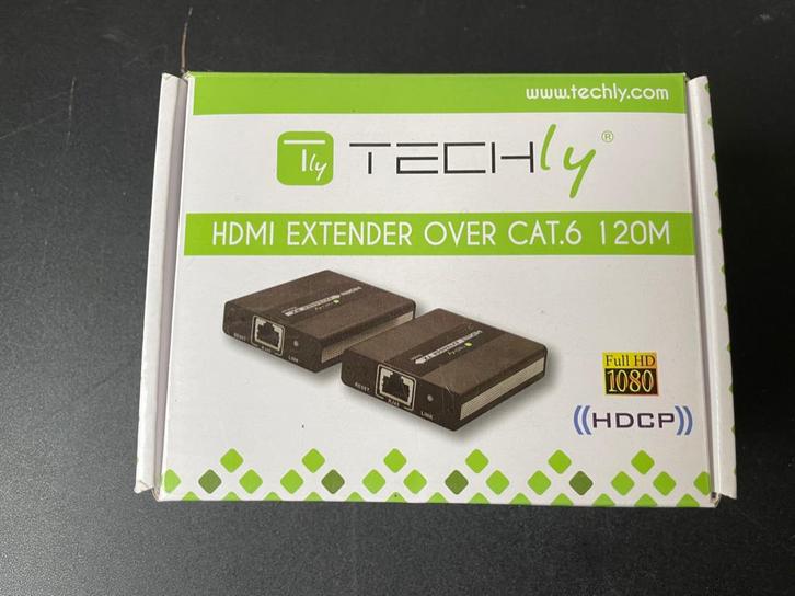 TECHLY HDMI EXTENDER CAT 6, Audio, Tv en Foto, Converters, Nieuw, Ophalen of Verzenden