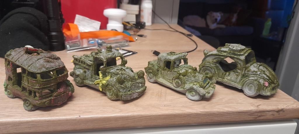 Aquarium decoratie auto, Dieren en Toebehoren, 0 tot 2 jaar