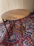 Antieke eikenhouten gateleg tafel, inklapbaar, Ophalen of Verzenden