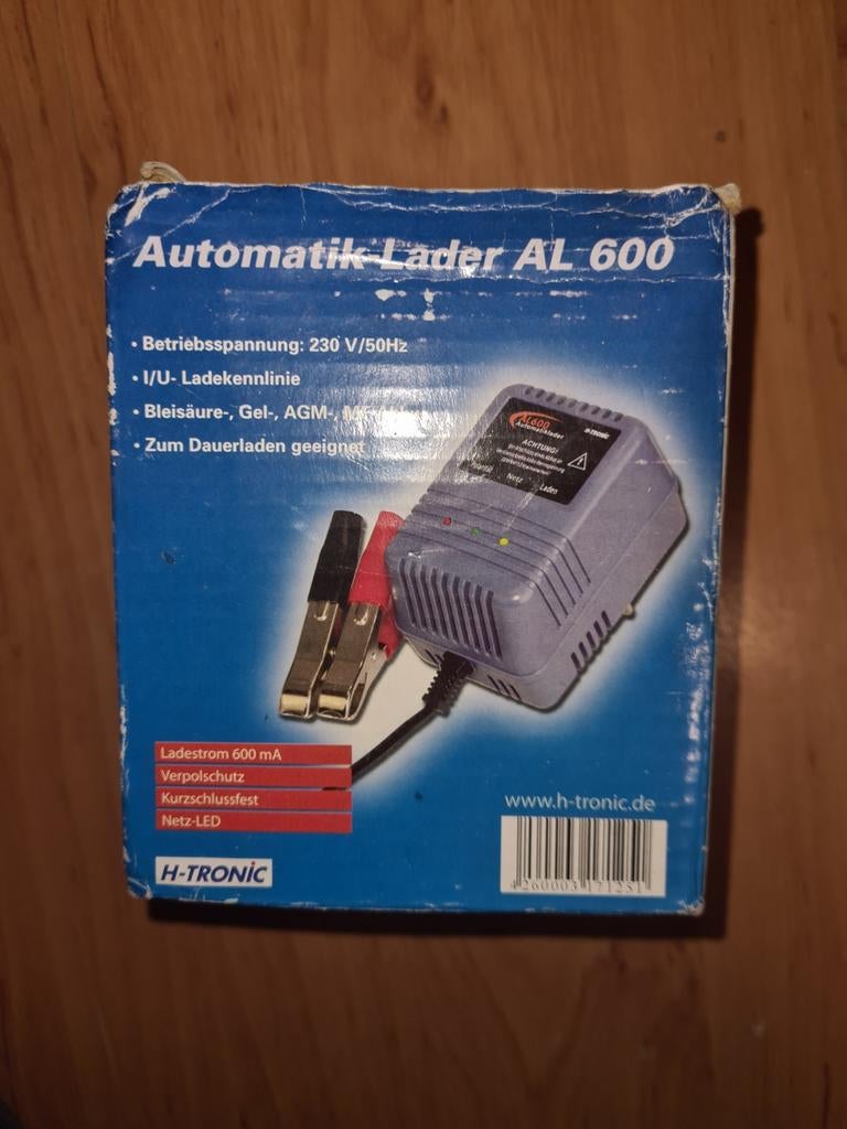 H-Tronic Automatische Acculader AL 600 (2V, 6V, 12V), Auto-onderdelen, Accu's en Toebehoren, Ophalen of Verzenden, Gebruikt, Universele onderdelen