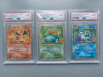 Sequential 25th PSA 10 set - Charizard Venusaur Blastoise, Hobby en Vrije tijd, Ophalen of Verzenden, Nieuw