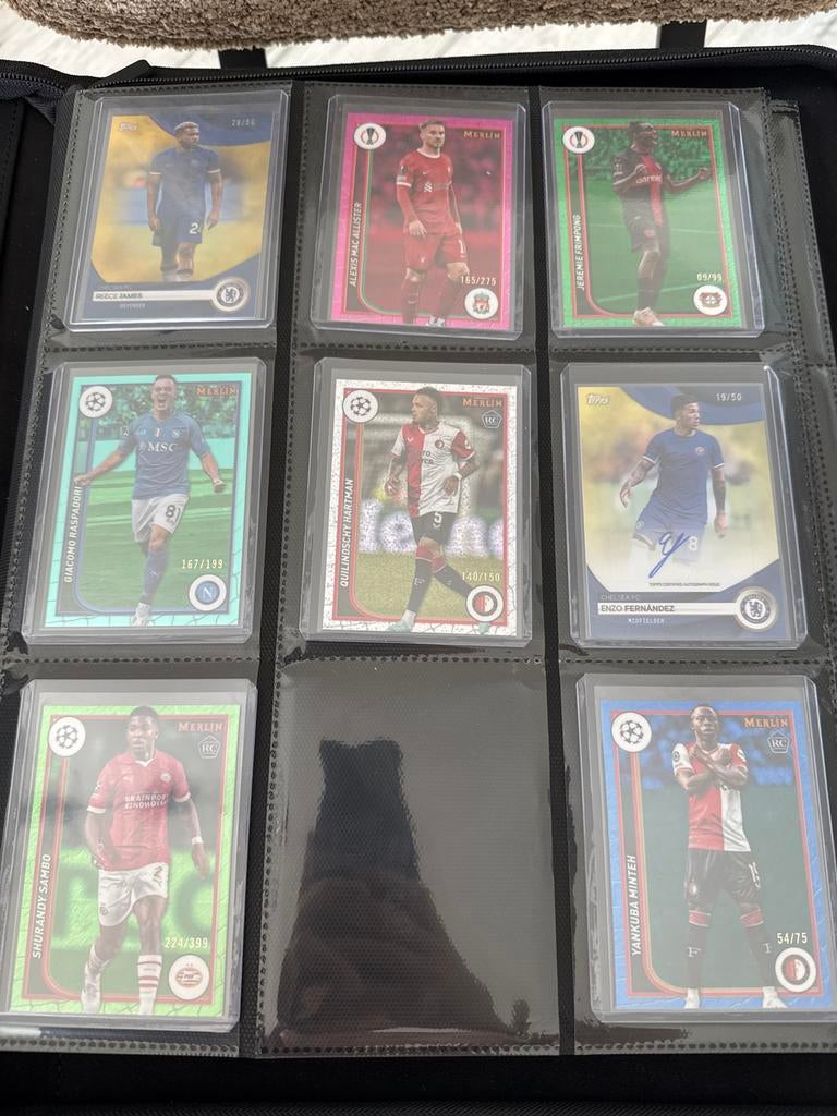 Topps Merlin 2024 voetbal kaarten, Ophalen of Verzenden, Gebruikt, Losse kaart, Foil