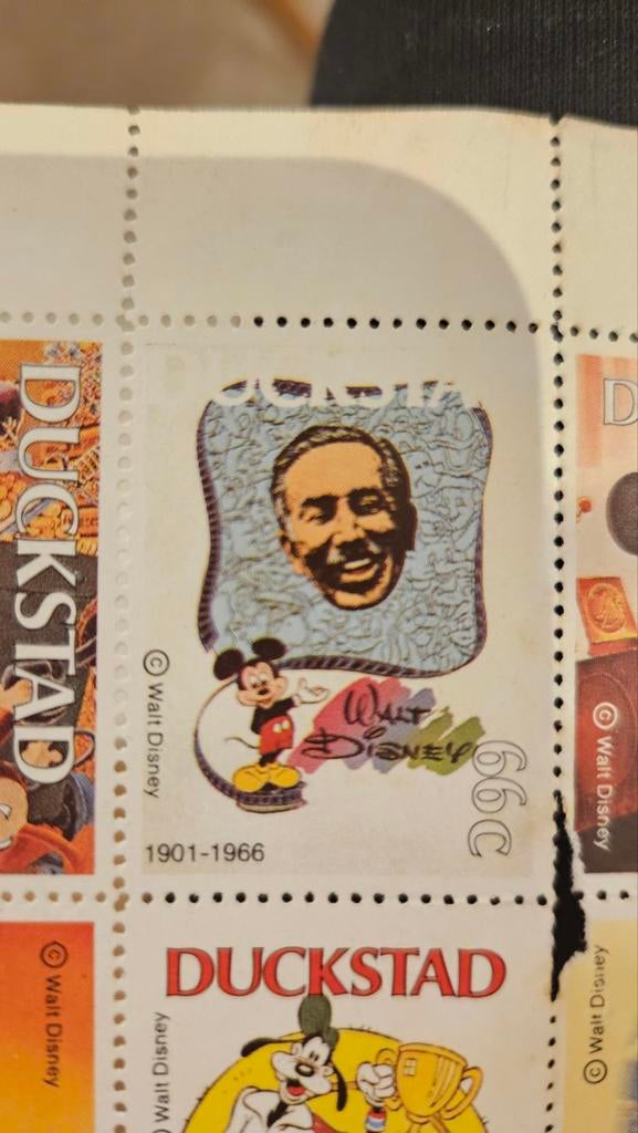 Vintage Duckstad Postzegelvel, Postzegels en Munten, Ophalen of Verzenden