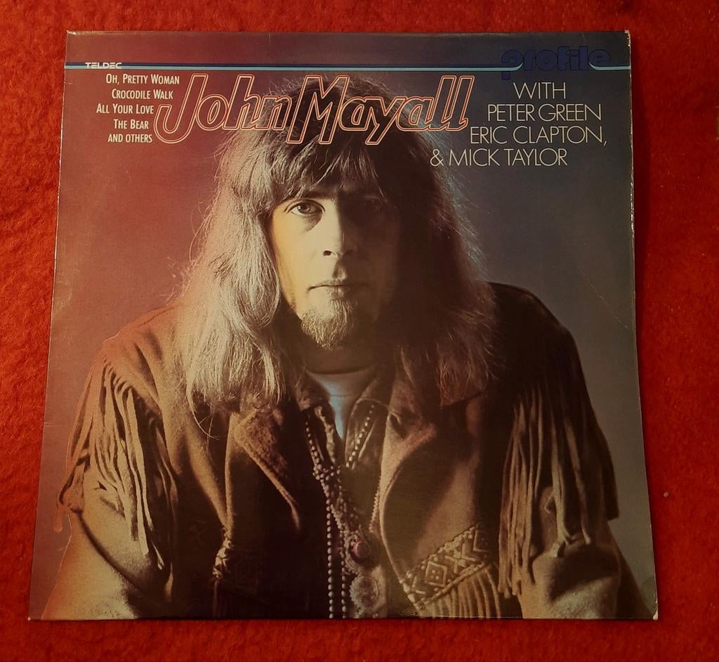 LP: John Mayall - With Peter Green, Eric Clapton & Mick, 1960 tot 1980, Ophalen of Verzenden, Zo goed als nieuw, 12 inch