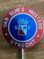 Utrecht, van rijn’s mosterd ( speldje), Verzamelen, Ophalen of Verzenden, Gebruikt, Overige onderwerpen, Speldje of Pin