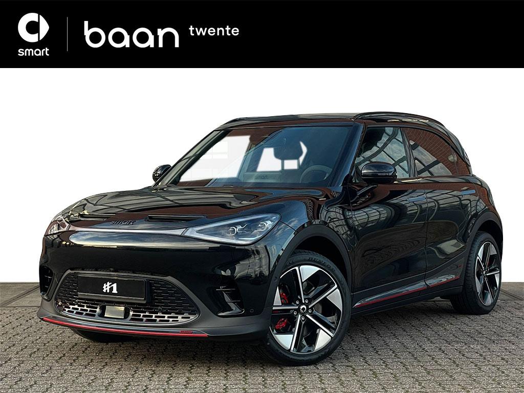Smart #1 BRABUS 66 kWh | €5.000,- tijdelijke voorraadvoord, Auto's, Smart, Automaat, Zwart, Verblindingsvrij grootlicht, SUV of Terreinwagen