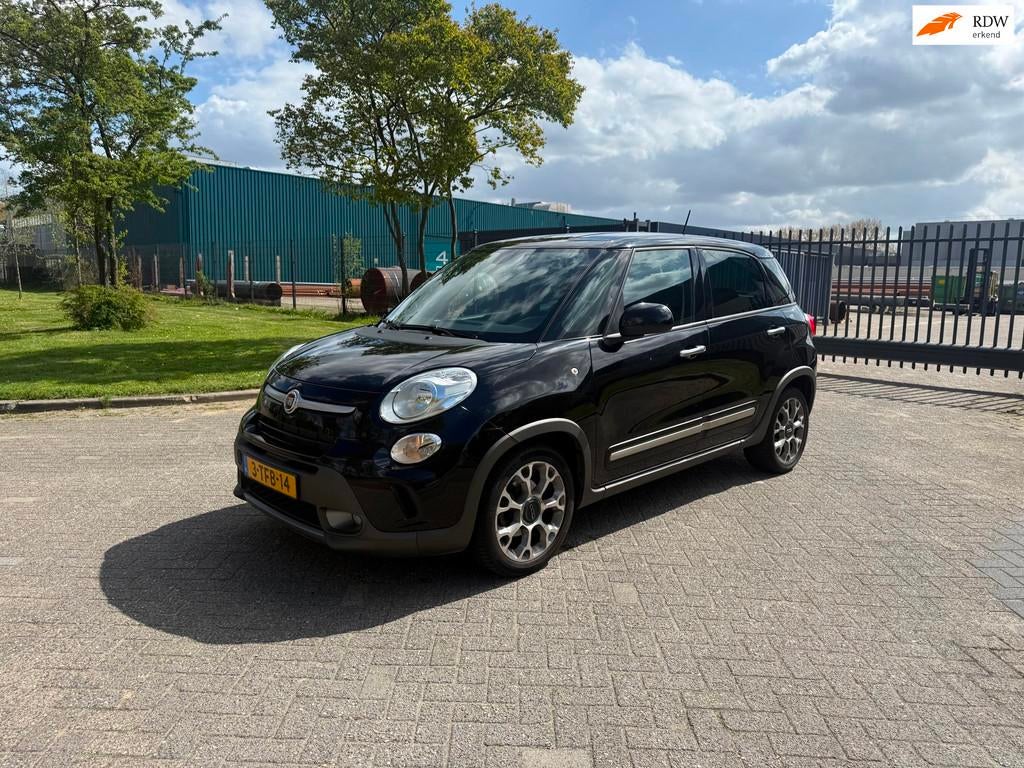 Fiat 500 L 0.9 TwinAir Trekking, Auto's, Voorwielaandrijving, Stof, Zwart, Bedrijf