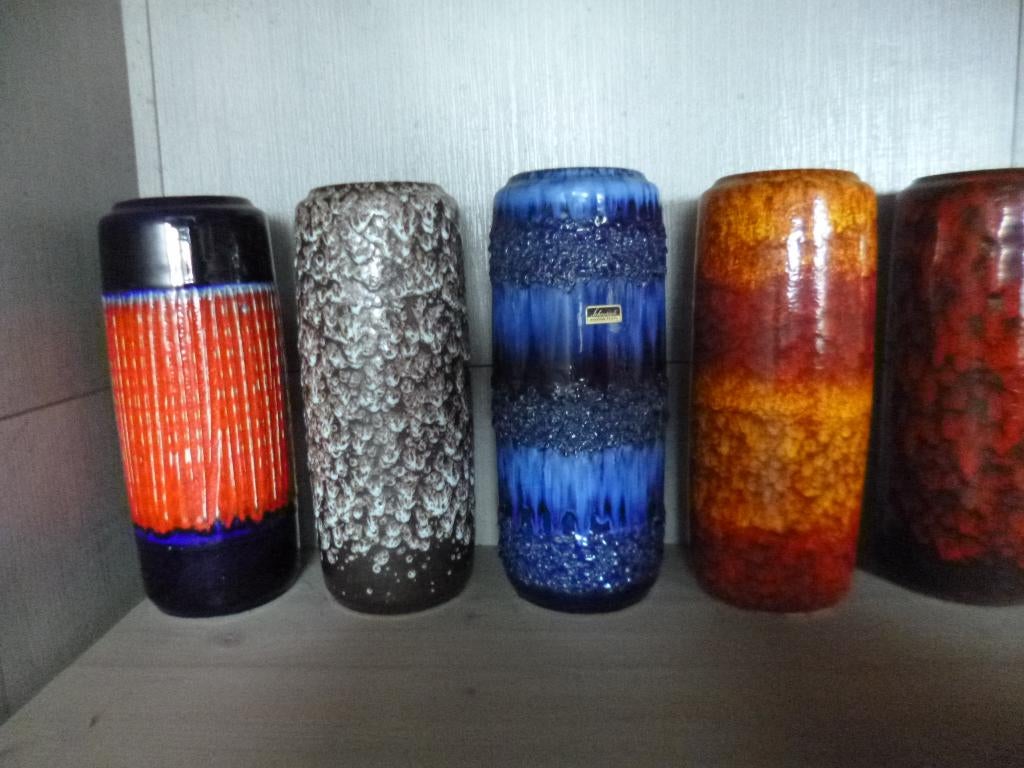 Vintage vazen Scheurich West Germany, Ophalen of Verzenden