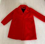 Expresso Bouclé Mantel - Rode Jas Maat 44, Kleding | Dames, Jassen | Winter, Ophalen of Verzenden, Zo goed als nieuw, Maat 42/44 (L)
