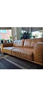 Leren bank - 3-zits - Gratis, Huis en Inrichting, Ophalen, Gebruikt, Driepersoons, 200 tot 250 cm