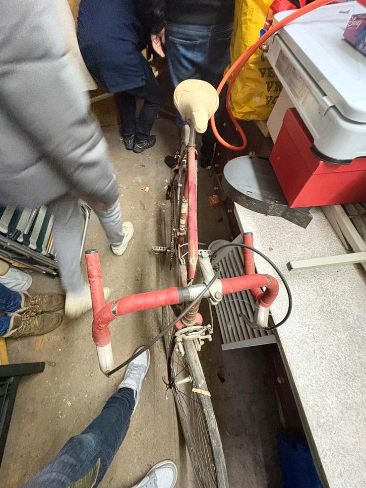 Antieke racefiets, Fietsen en Brommers, Fietsen | Bakfietsen, Zo goed als nieuw, Goederen, Ophalen