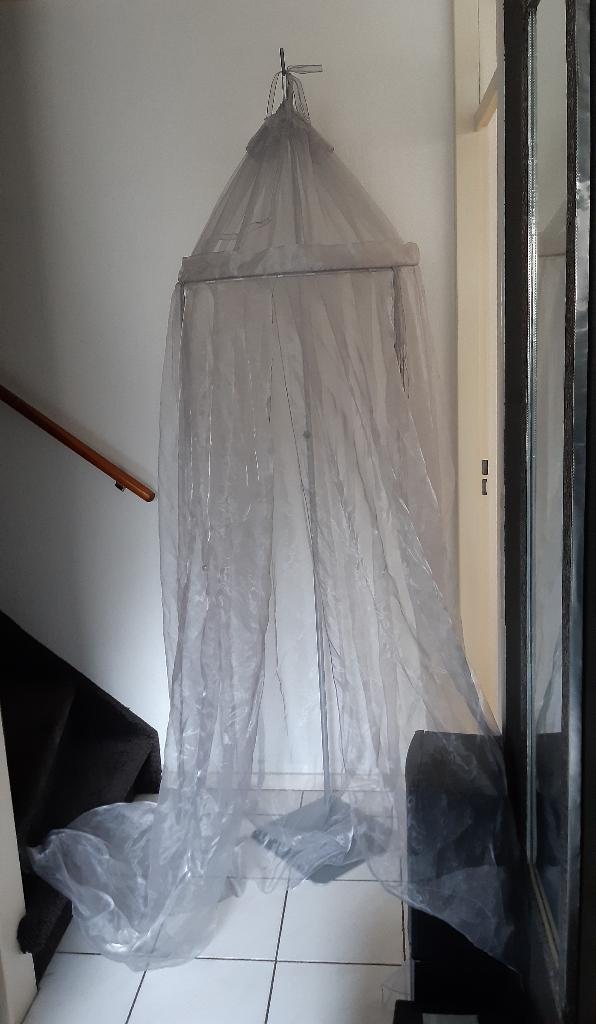 Hemeltje / Klamboe zonder piekstok, zilverkleurig  (Jollein), Kinderen en Baby's, Babywiegjes en Ledikanten, Zo goed als nieuw