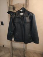 Leren herenjas, Maat 52/54 (L), Zwart, Ophalen of Verzenden, Zo goed als nieuw