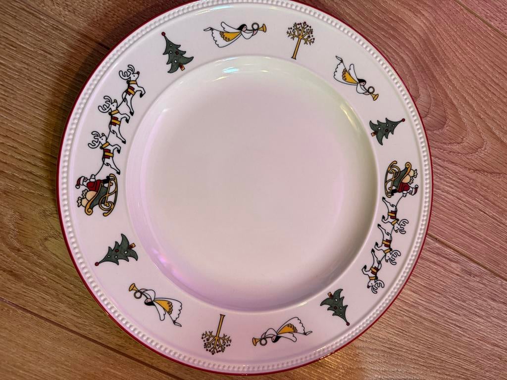 4 x Wedgwood Winter Kerstborden, Ophalen